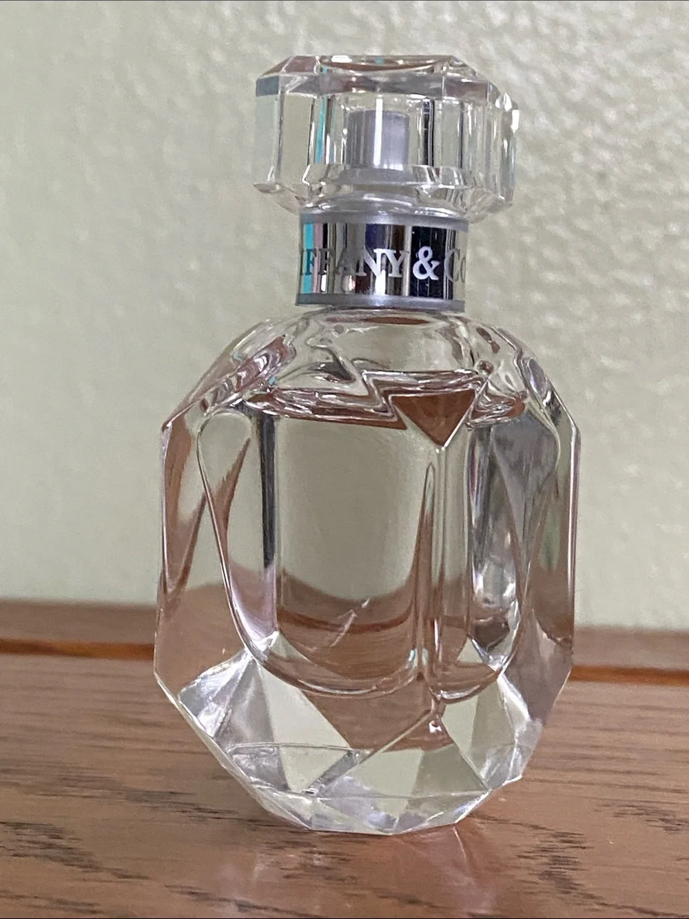 Tiffany & Co. Clear EDT Faceted Bottle with Box